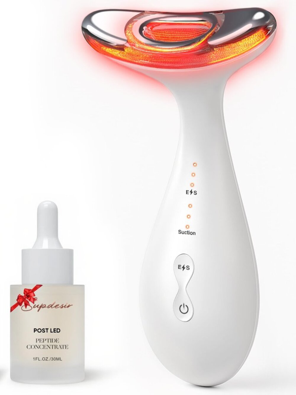 NEW 3-in-1 for Aurora Red Light for Face & Neck Beauty Massager